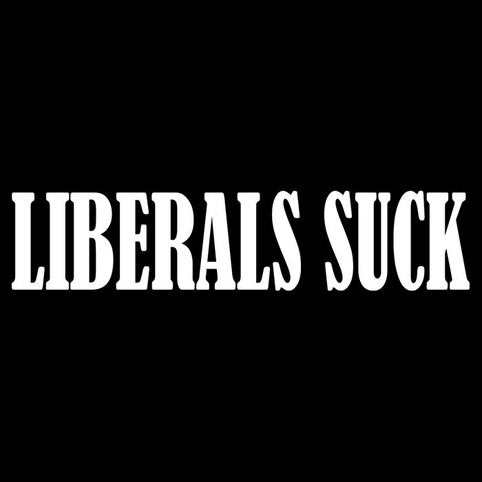 Liberals Suck Drawstring Bag