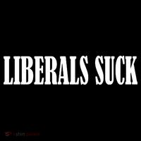 Liberals Suck Women's V-Neck T-Shirt