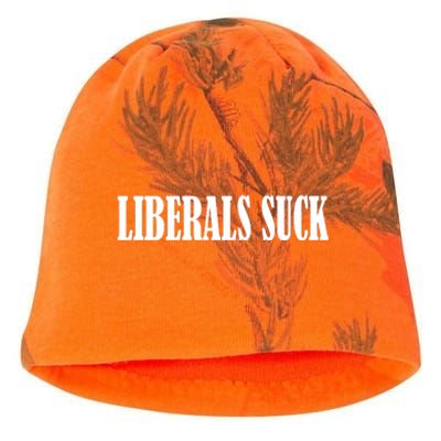 Liberals Suck Kati - Camo Knit Beanie