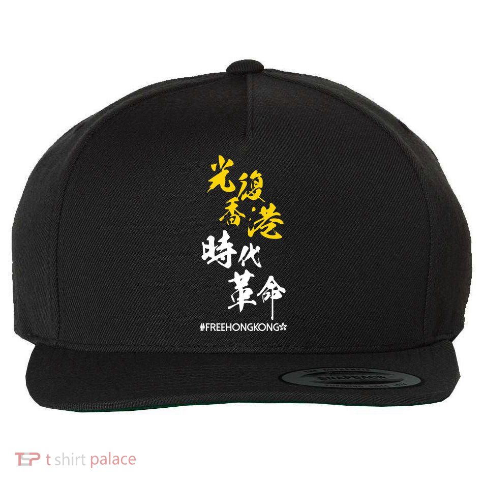 Liberate Free Hong Kong Revolution Wool Snapback Cap