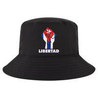 Libertad Cuba Cuban Flag Protest Fist Cool Comfort Performance Bucket Hat
