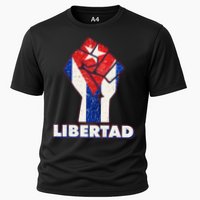 Libertad Cuba Cuban Flag Protest Fist Performance Shirt