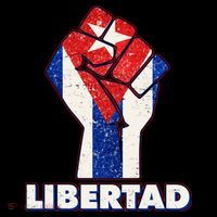 Libertad Cuba Cuban Flag Protest Fist Baby Bodysuit