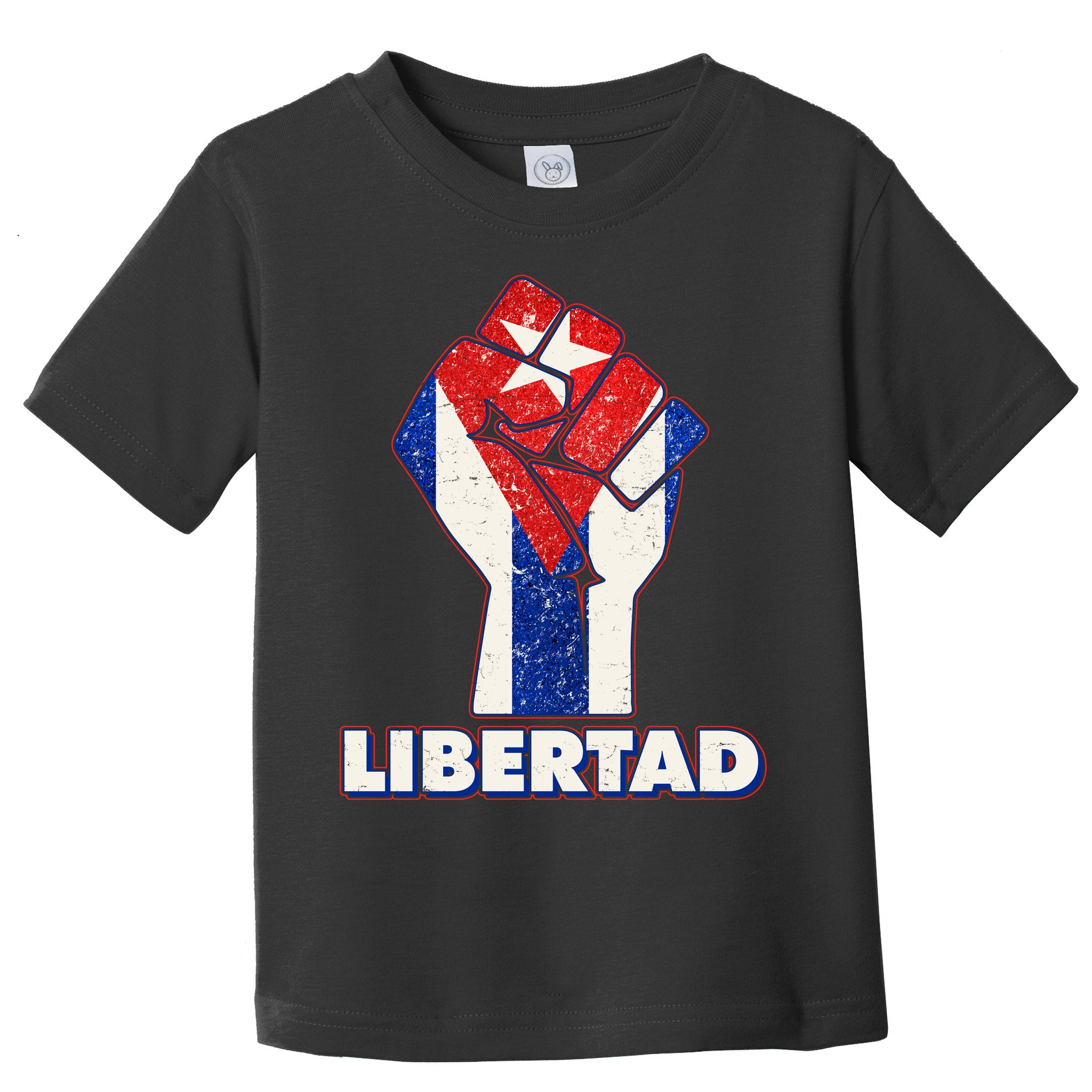 Libertad Cuba Cuban Flag Protest Fist Toddler T-Shirt