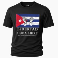 Libertad Cuba Libre Bandera Cubana Liberated De Cuba Cooling Performance Crew T-Shirt