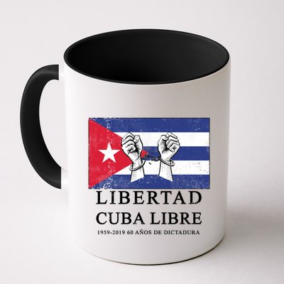 Libertad Cuba Libre Bandera Cubana Liberated De Cuba Mug