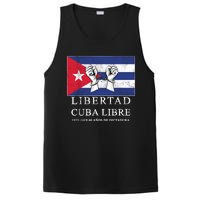 Libertad Cuba Libre Bandera Cubana Liberated De Cuba PosiCharge Competitor Tank