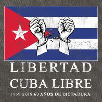 Libertad Cuba Libre Bandera Cubana Liberated De Cuba Cotton Canvas Backpack