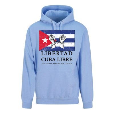 Libertad Cuba Libre Bandera Cubana Liberated De Cuba Unisex Surf Hoodie