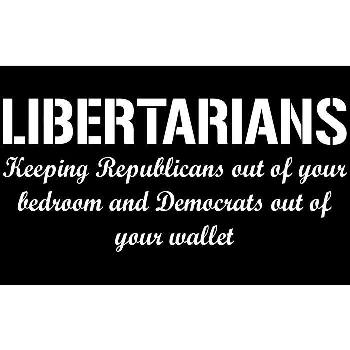 Libertarians Keeping Republicans Out Bumper Sticker