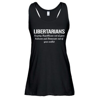 Libertarians Keeping Republicans Out Ladies Essential Flowy Tank