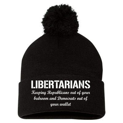 Libertarians Keeping Republicans Out Pom Pom 12in Knit Beanie