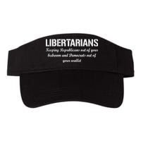 Libertarians Keeping Republicans Out Valucap Bio-Washed Visor