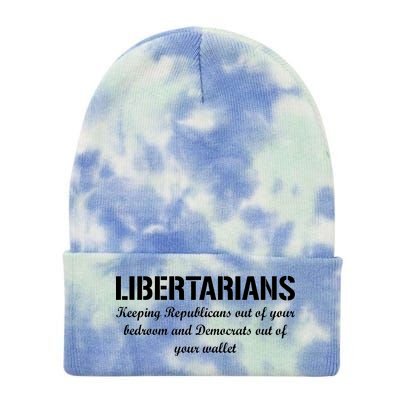 Libertarians Keeping Republicans Out Tie Dye 12in Knit Beanie