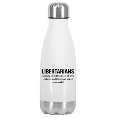 Libertarians Keeping Republicans Out Stainless Steel Insulated Water Bottle