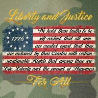 Liberty And Justice For All The Declaration of Independence Legacy Tie Dye Trucker Hat