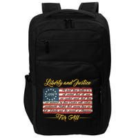 Liberty And Justice For All The Declaration of Independence Impact Tech Backpack
