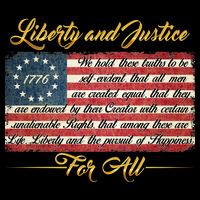 Liberty And Justice For All The Declaration of Independence Impact Tech Backpack