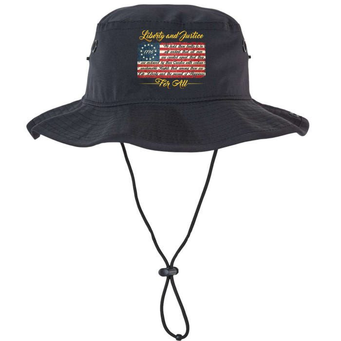 Liberty And Justice For All The Declaration of Independence Bucket Hat