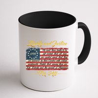 Liberty And Justice For All The Declaration of Independence Mug
