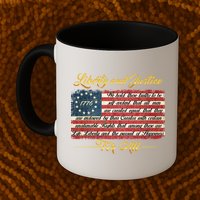 Liberty And Justice For All The Declaration of Independence Mug