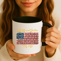 Liberty And Justice For All The Declaration of Independence Mug