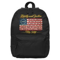 Liberty And Justice For All The Declaration of Independence 16 in Basic Backpack