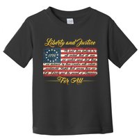 Liberty And Justice For All The Declaration of Independence Toddler T-Shirt