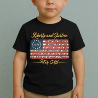 Liberty And Justice For All The Declaration of Independence Toddler T-Shirt