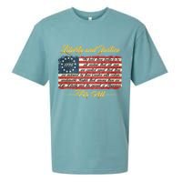 Liberty And Justice For All The Declaration of Independence Sueded Cloud Jersey T-Shirt