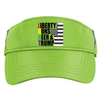 Liberty Guns Beer Trump LGBT Flag Adult Drive Performance Visor