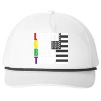 Liberty Guns Beer Trump LGBT Flag Snapback Five-Panel Rope Hat