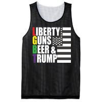 Liberty Guns Beer Trump LGBT Flag Mesh Reversible Basketball Jersey Tank