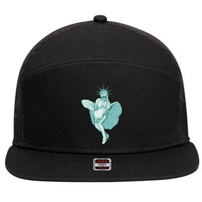 Liberty Monroe 7 Panel Mesh Trucker Snapback Hat