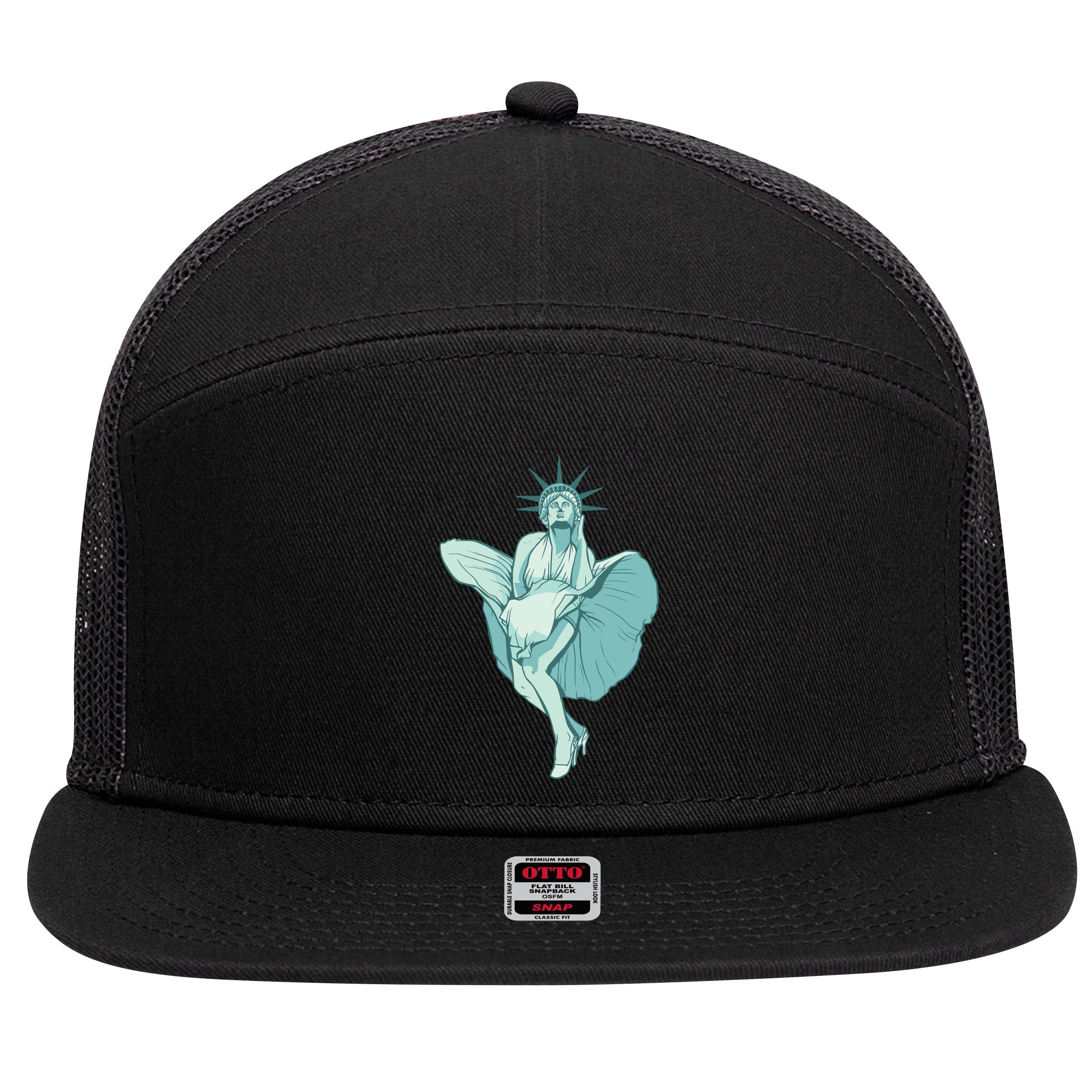 Liberty Monroe 7 Panel Mesh Trucker Snapback Hat