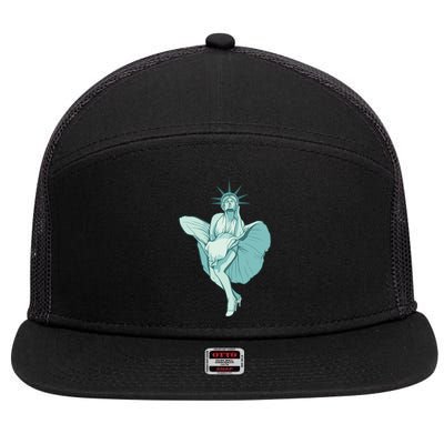 Liberty Monroe 7 Panel Mesh Trucker Snapback Hat