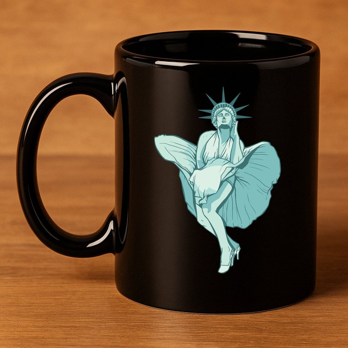 Liberty Monroe 11oz C Handle Ceramic Mug