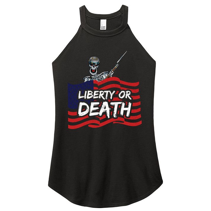 Liberty Or Death Women's Perfect Tri Rocker Tank