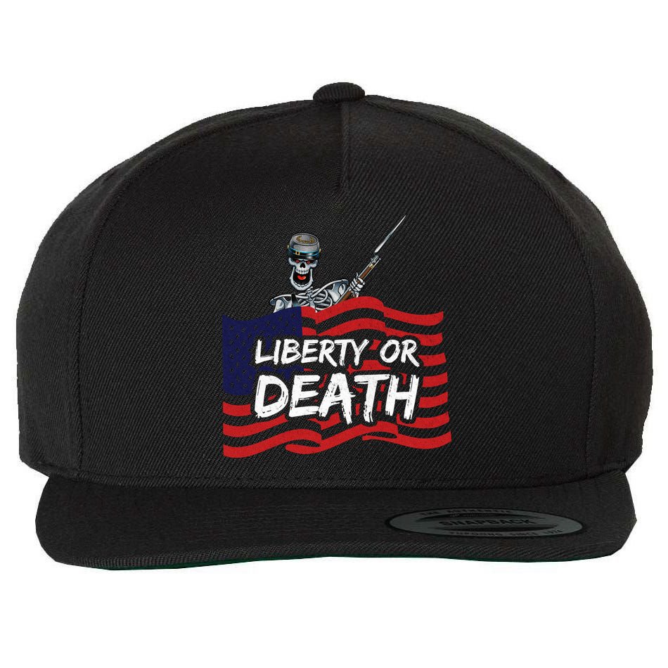 Liberty Or Death Wool Snapback Cap