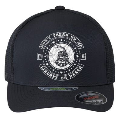 Liberty or Death 1776 Don't Tread on Me Flexfit Unipanel Trucker Cap