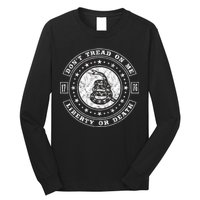 Liberty or Death 1776 Don't Tread on Me Long Sleeve Shirt