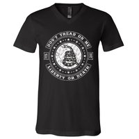 Liberty or Death 1776 Don't Tread on Me V-Neck T-Shirt