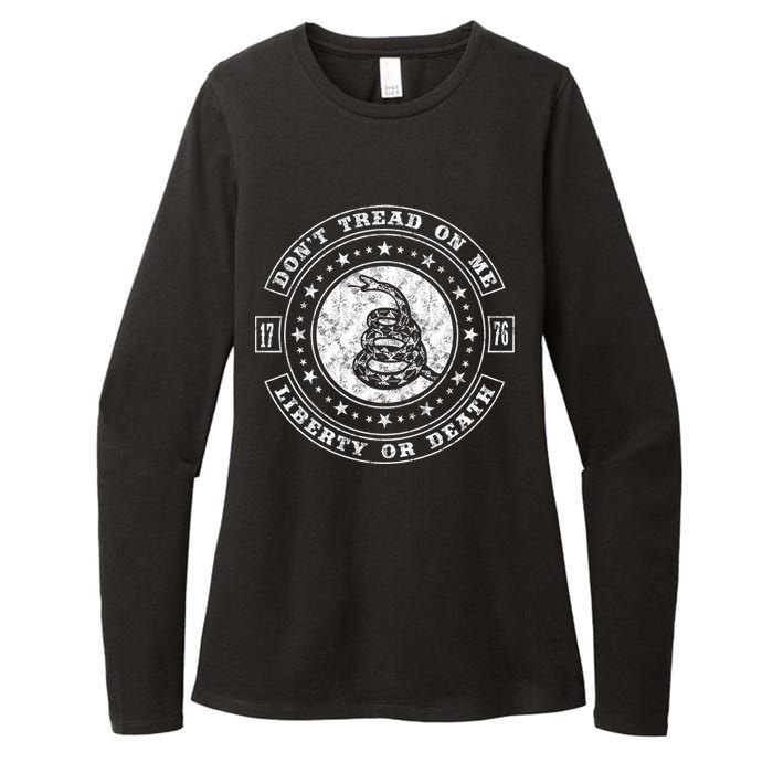 Liberty or Death 1776 Don't Tread on Me Womens CVC Long Sleeve Shirt