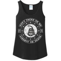 Liberty or Death 1776 Don't Tread on Me Ladies Essential Tank