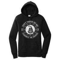 Liberty or Death 1776 Don't Tread on Me Women's Pullover Hoodie