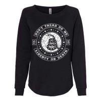 Liberty or Death 1776 Don't Tread on Me Womens California Wash Sweatshirt