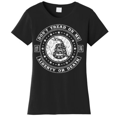 Liberty or Death 1776 Don't Tread on Me Women's T-Shirt