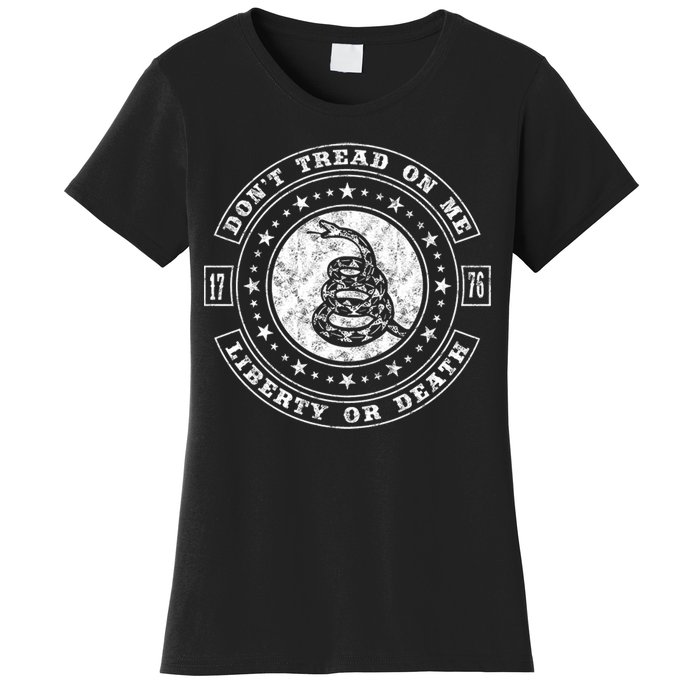 Liberty or Death 1776 Don't Tread on Me Women's T-Shirt