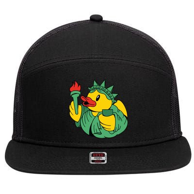 Liberty Rubber Duck 7 Panel Mesh Trucker Snapback Hat