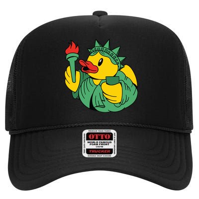 Liberty Rubber Duck High Crown Mesh Back Trucker Hat